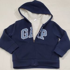 Toddler sherpa zip up hoodie